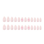 French Sweet Pink Bows Nails