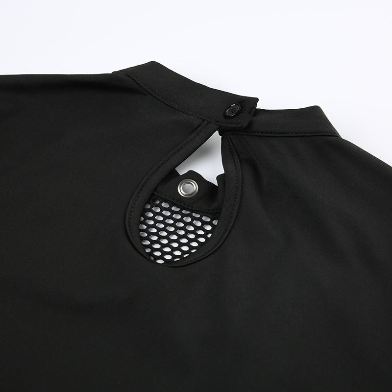 Dark Punk Cyber Crop Top