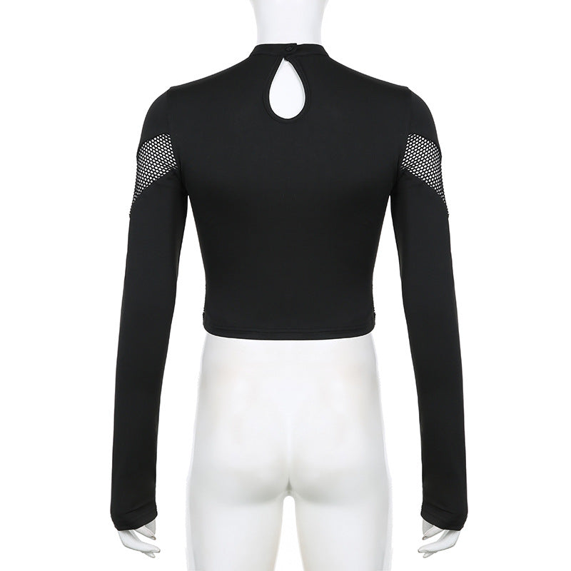Dark Punk Cyber Crop Top