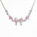 Exquisite Sweet Pink Bowknot Bracelet