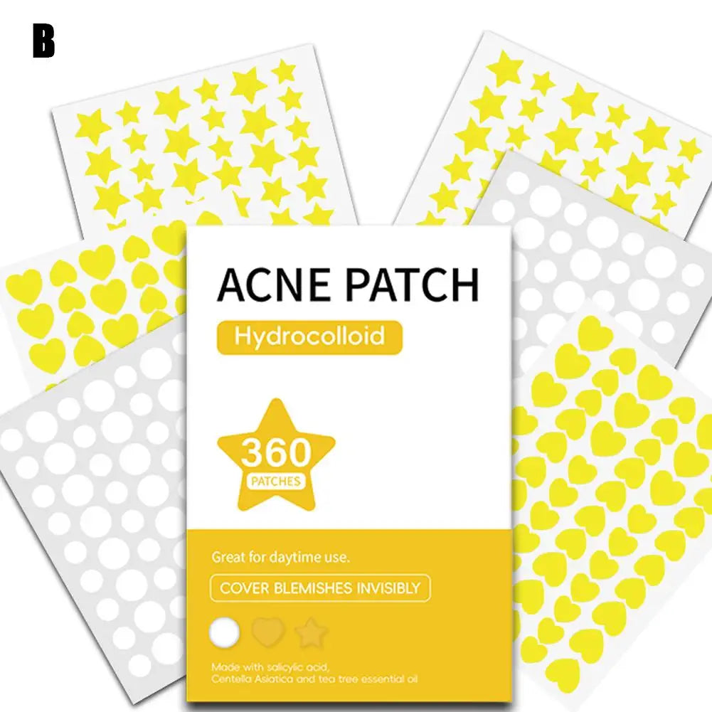 Cutie Clear Star Pimple Patch Set – 360pcs