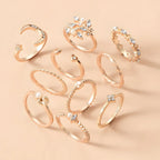 Starlit Dreams Boho Ring Set – 10pcs