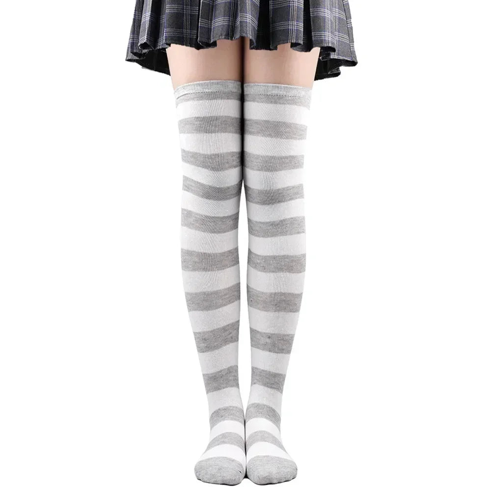 Sweet Dots Thigh High Socks (Colors)