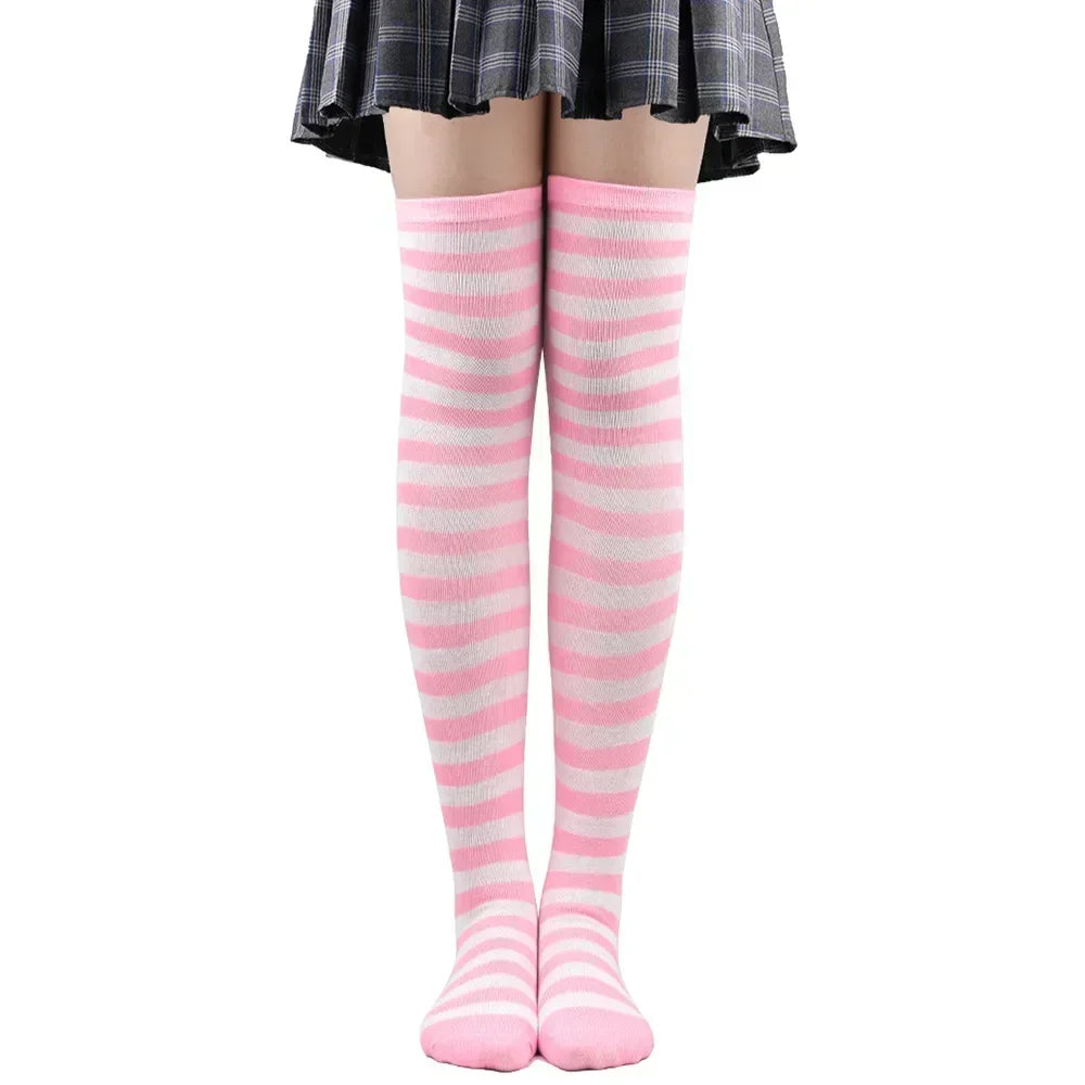 Sweet Dots Thigh High Socks (Colors)