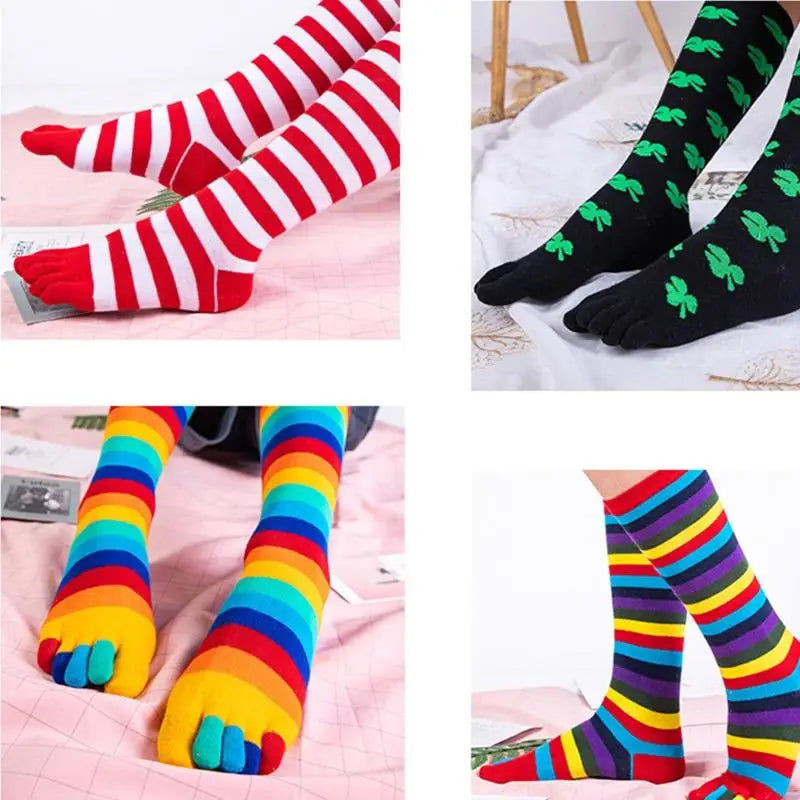 Lucky Toes Rainbow Socks.