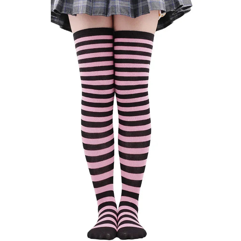 Sweet Dots Thigh High Socks (Colors)