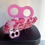 Fashion Leopard Fluffy Fur iPhone Case