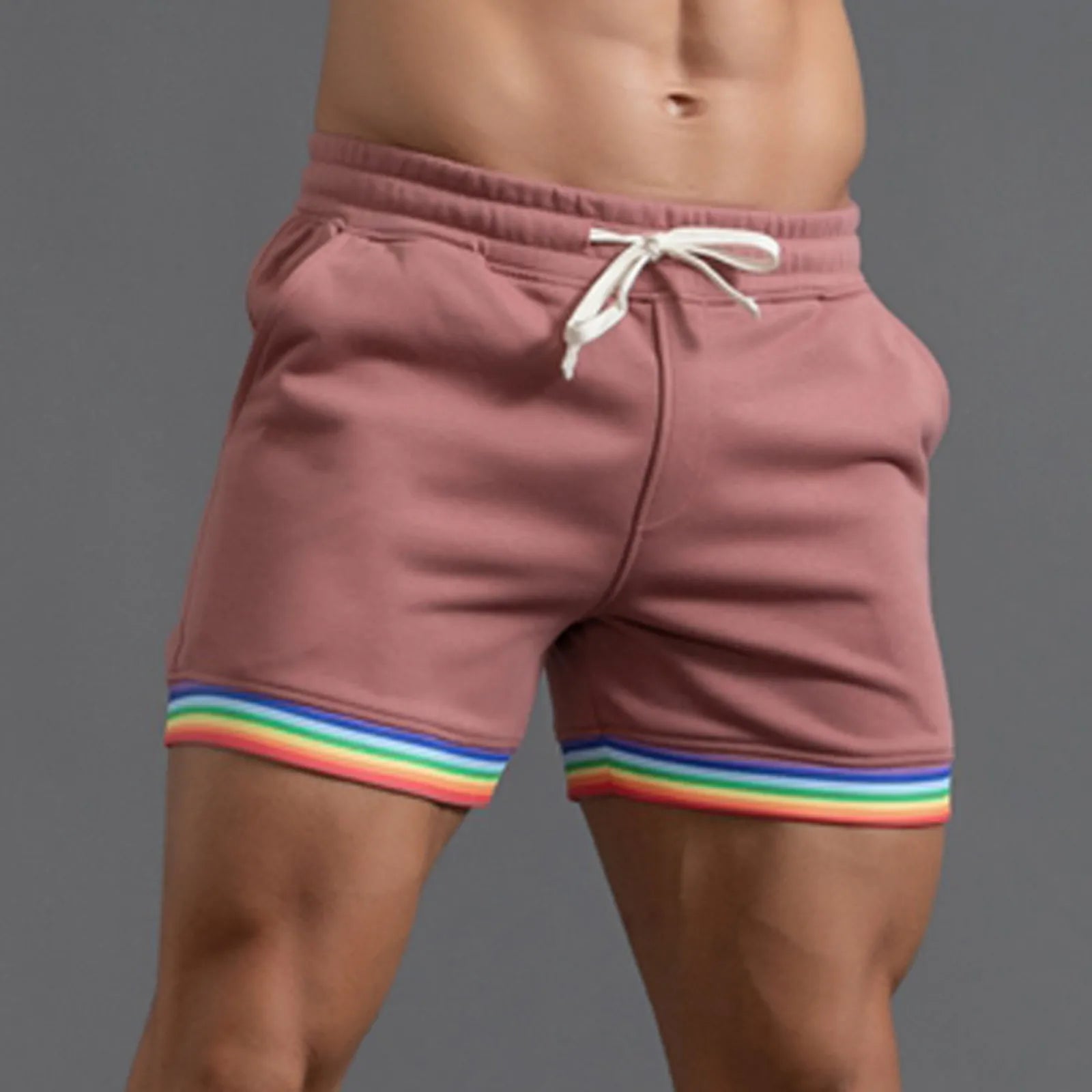 Starry Glow Rainbow Shorts.