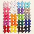 Polka Dot Cutie Mini Bow Clip Set (40pcs).