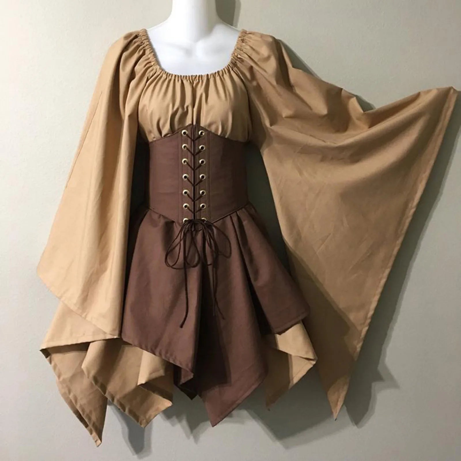 Vampire Darling Short Dress — Vintage Waist-Cinching Fit
