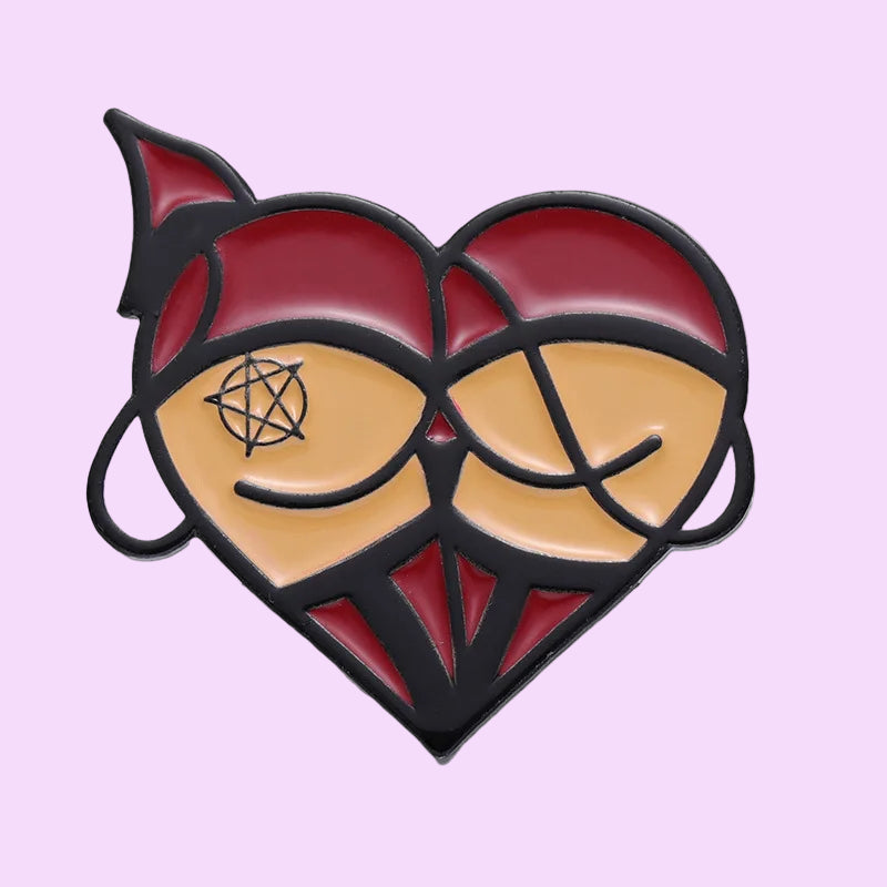 Sexy Booty Demon Enamel Pin