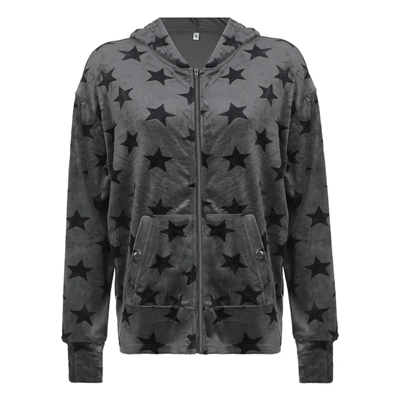 Stellar Hex Zip Hoodie.
