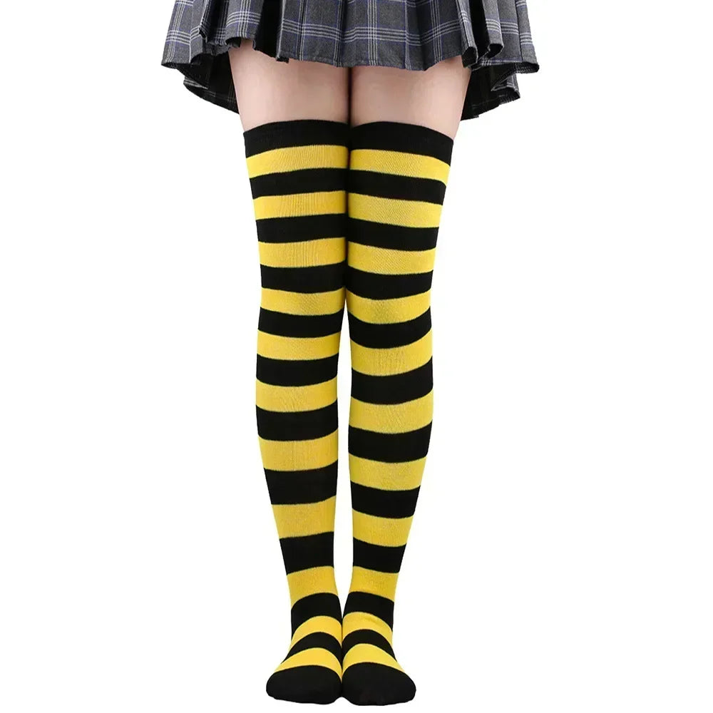Sweet Dots Thigh High Socks (Colors)