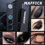 5-Color Extreme Black Eyeshadow Palette