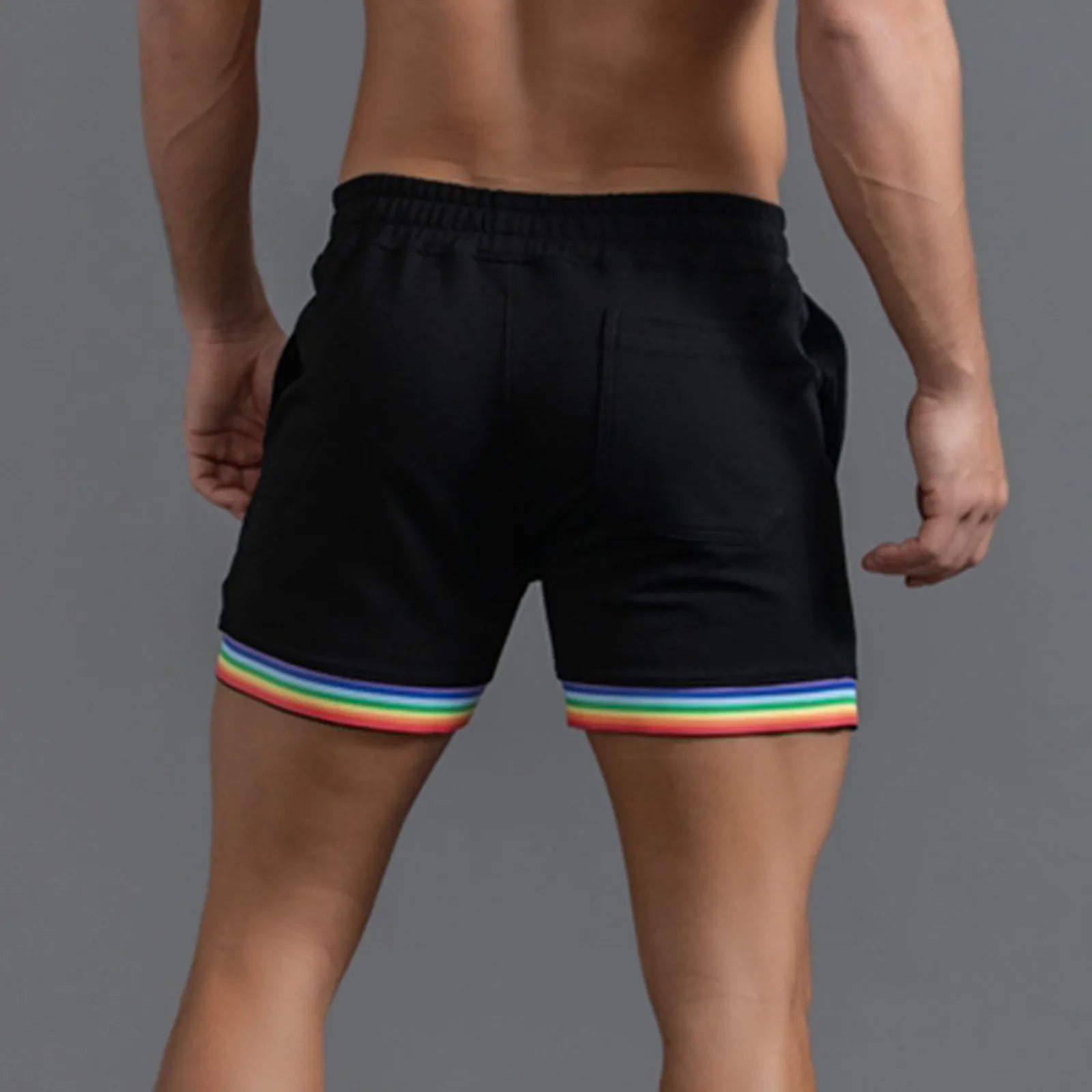 Starry Glow Rainbow Shorts.