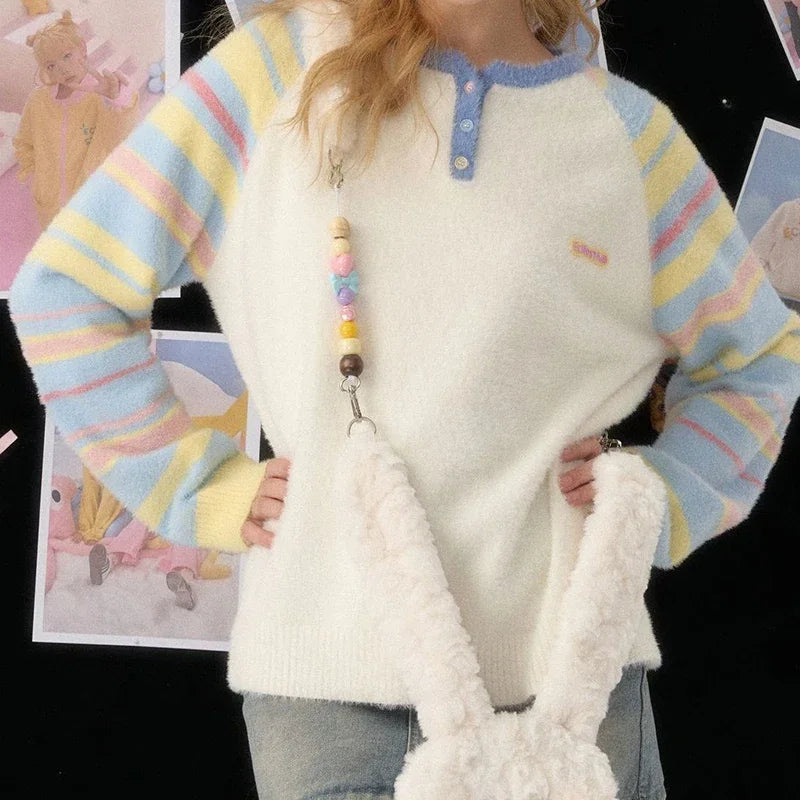 Sugar Stripe Dream Knit.