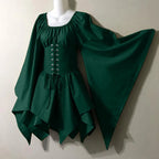 Vampire Darling Short Dress — Vintage Waist-Cinching Fit