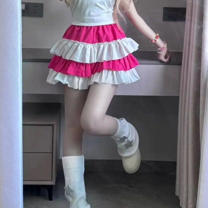 Candy Cloud Dopamine Cake Skirt (Colors)