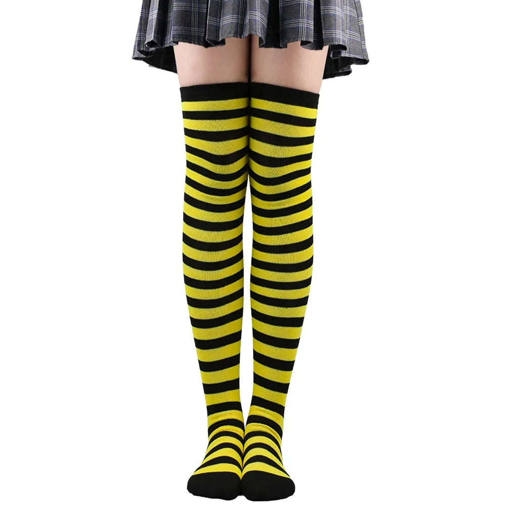 Sweet Dots Thigh High Socks (Colors)