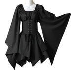 Vampire Darling Short Dress — Vintage Waist-Cinching Fit