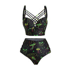 Galaxy Shroom Crisscross Bikini Set