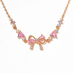 Exquisite Sweet Pink Bowknot Bracelet