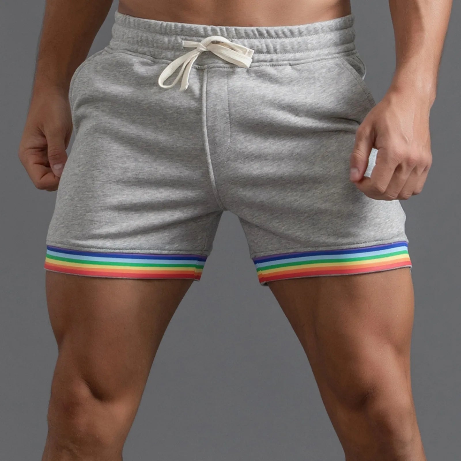 Starry Glow Rainbow Shorts.