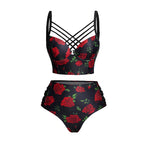 Galaxy Shroom Crisscross Bikini Set