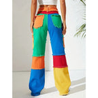 Pixel Pop Patchwork Jeans.