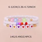Love Wins Rainbow Beaded Pride Bracelet.