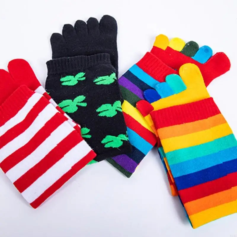 Lucky Toes Rainbow Socks.