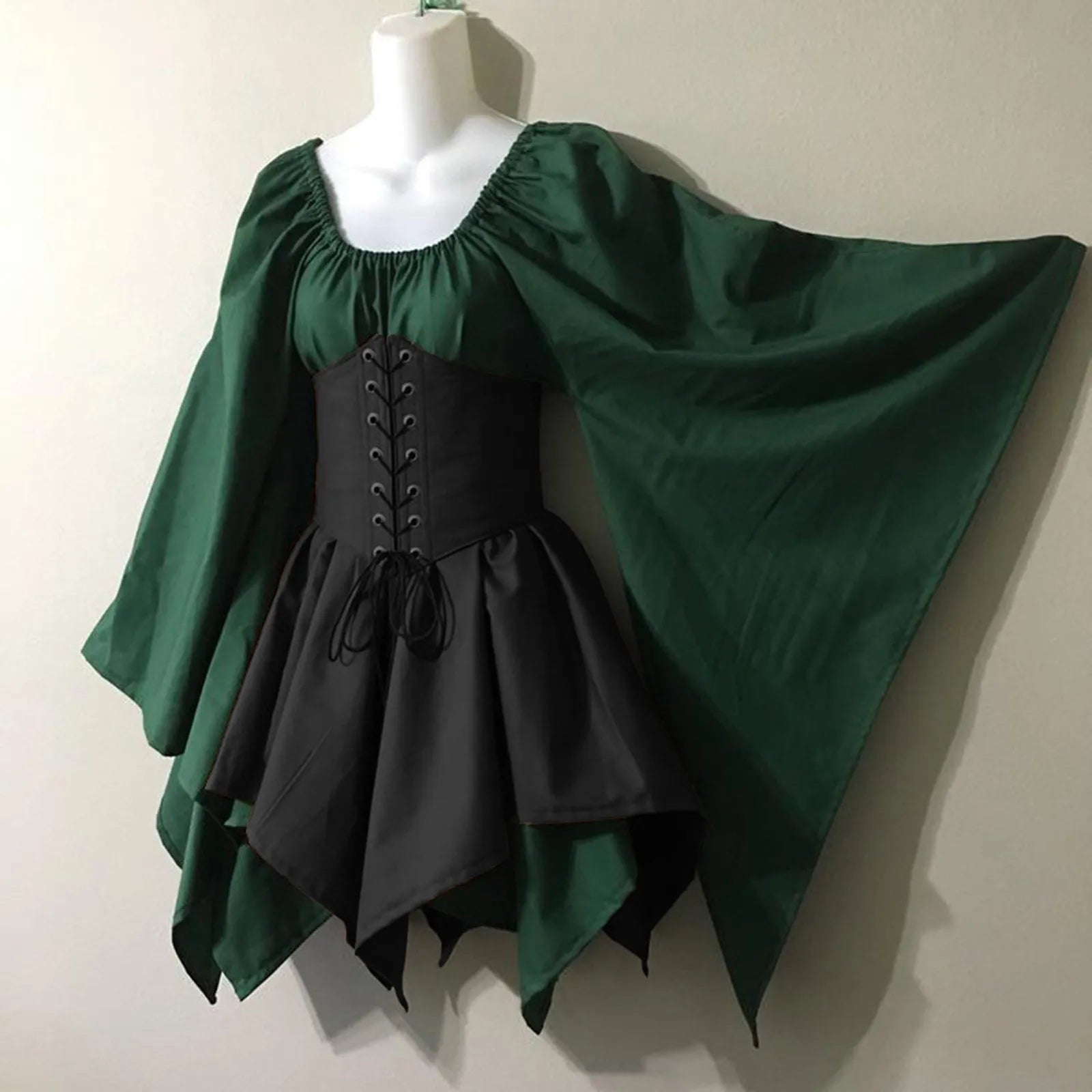 Vampire Darling Short Dress — Vintage Waist-Cinching Fit