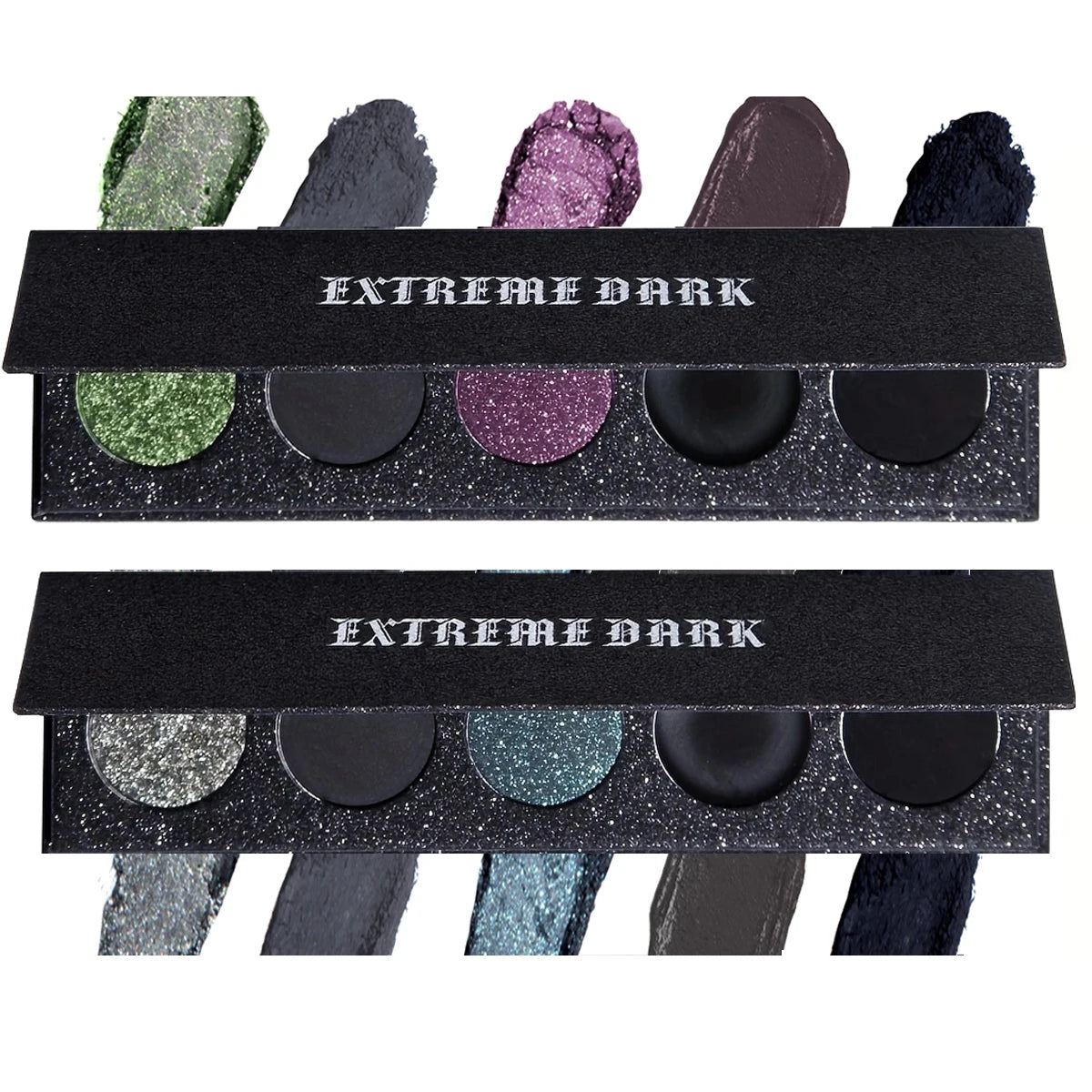 5-Color Extreme Black Eyeshadow Palette