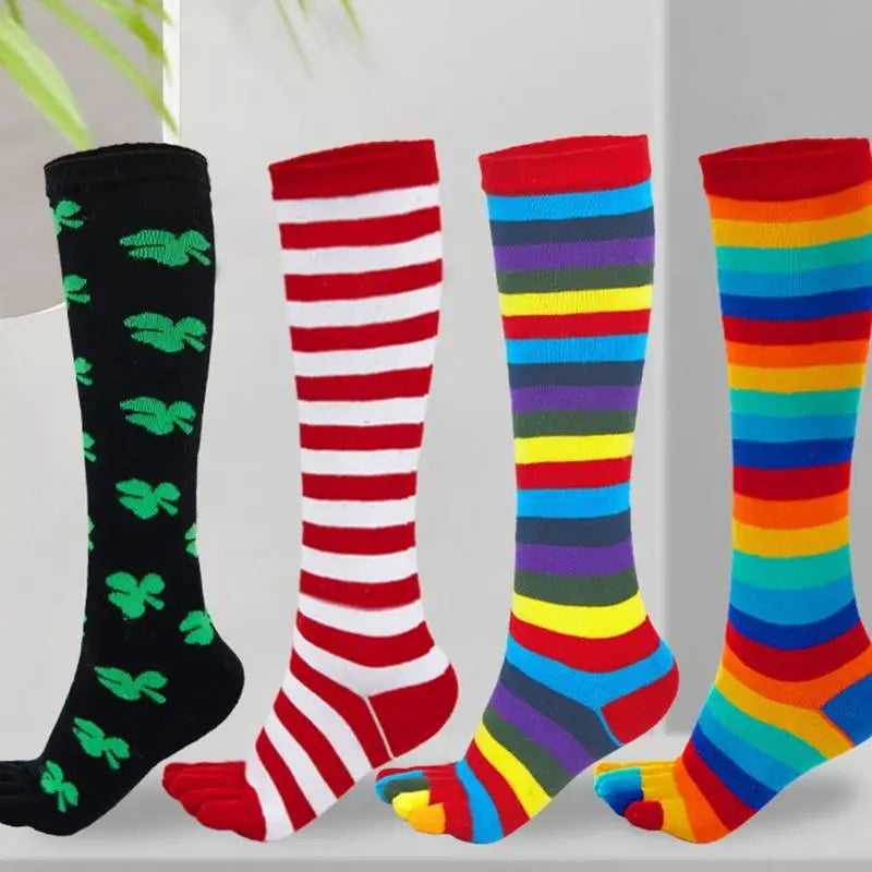 Lucky Toes Rainbow Socks.