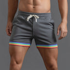 Starry Glow Rainbow Shorts.