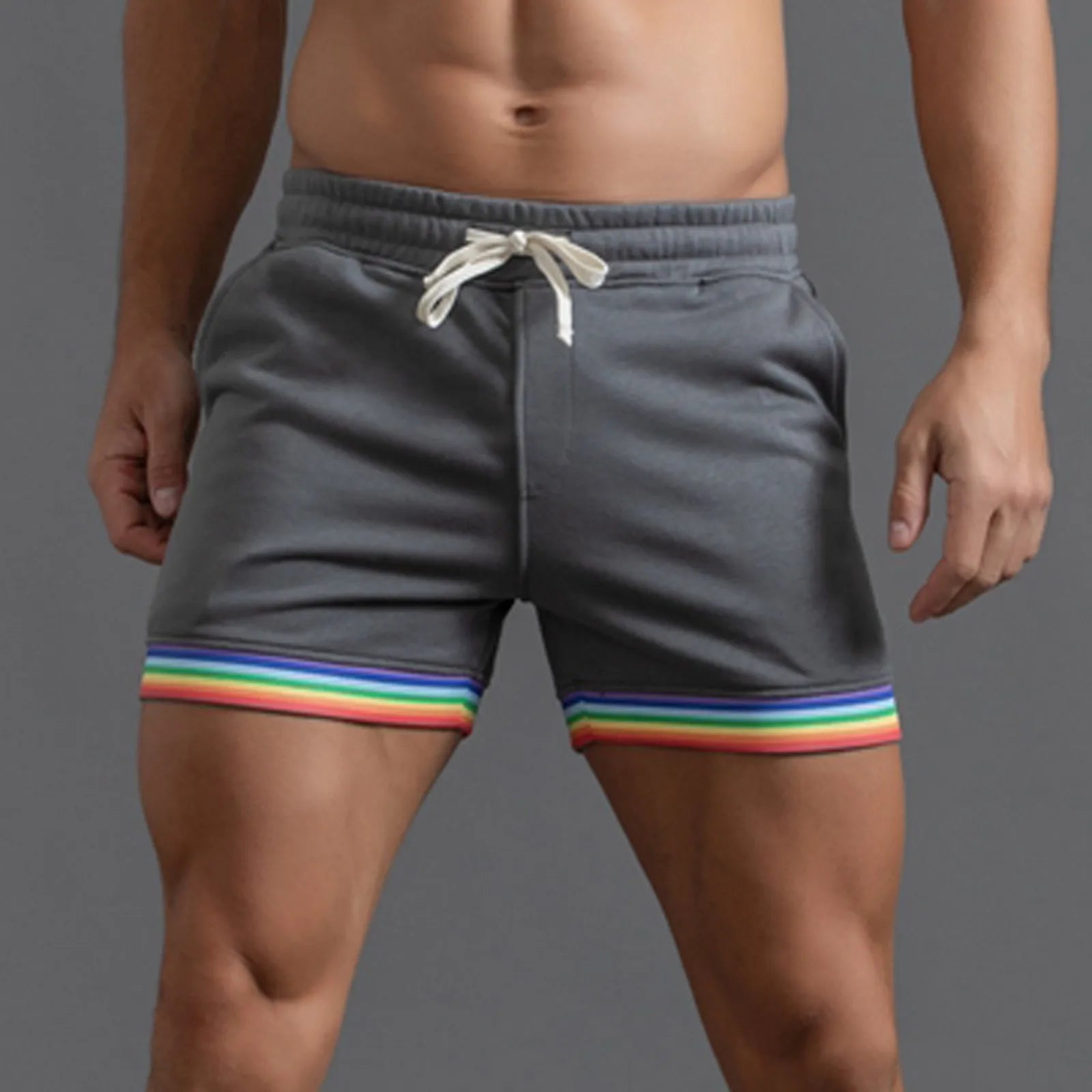 Starry Glow Rainbow Shorts.