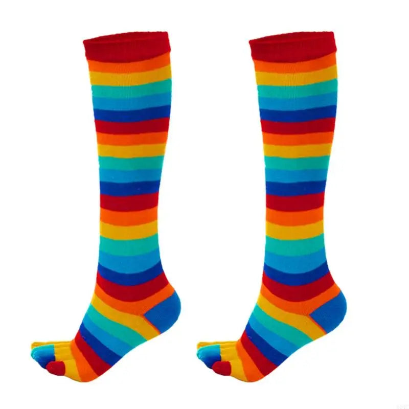 Lucky Toes Rainbow Socks.