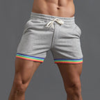 Starry Glow Rainbow Shorts.