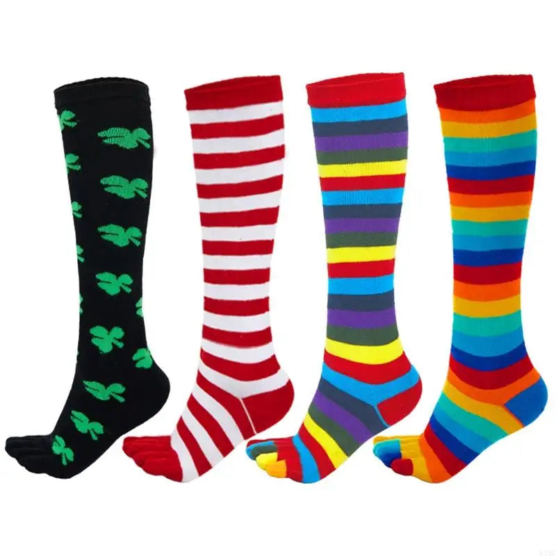 Lucky Toes Rainbow Socks.