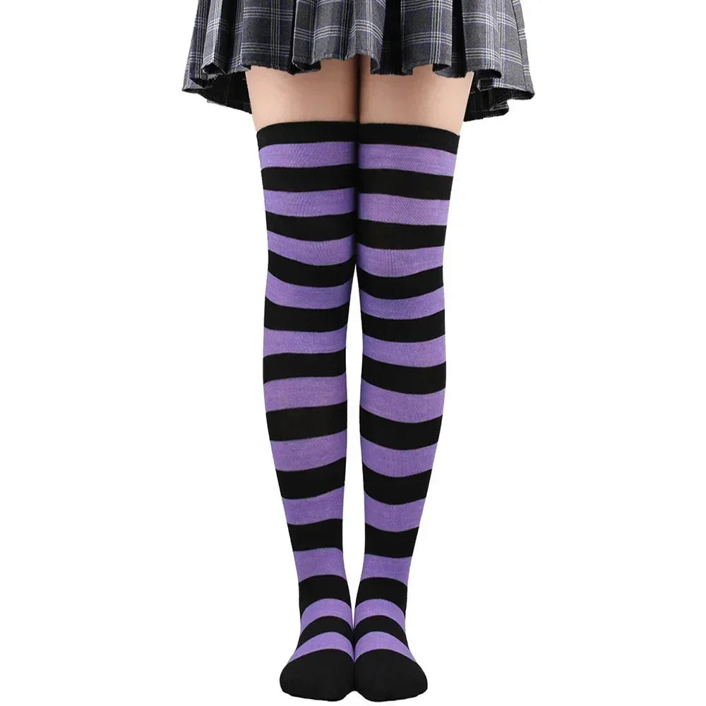 Sweet Dots Thigh High Socks (Colors)