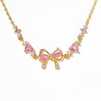 Exquisite Sweet Pink Bowknot Bracelet