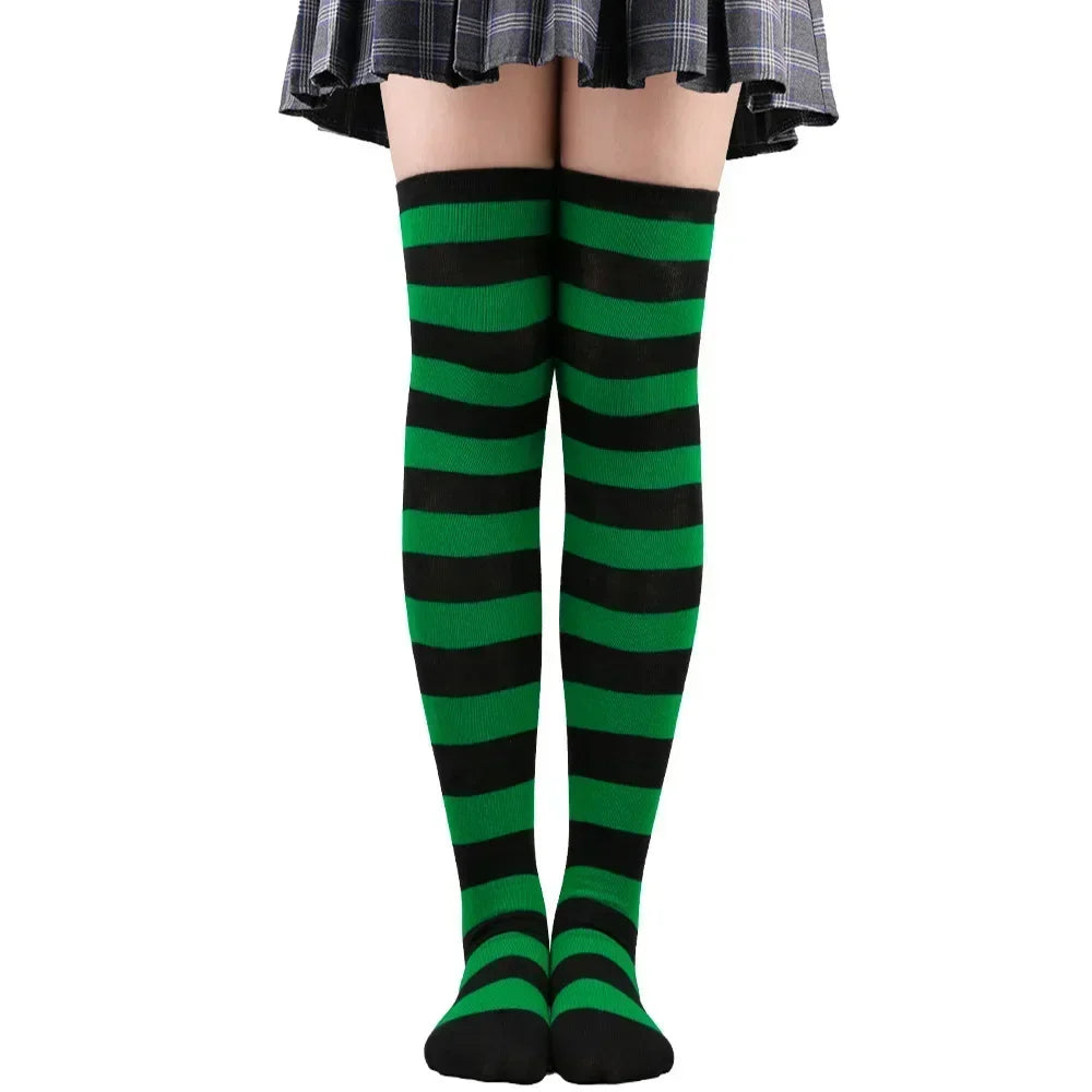 Sweet Dots Thigh High Socks (Colors)