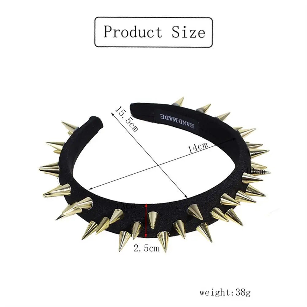 Spiked Angel Rivet Headband