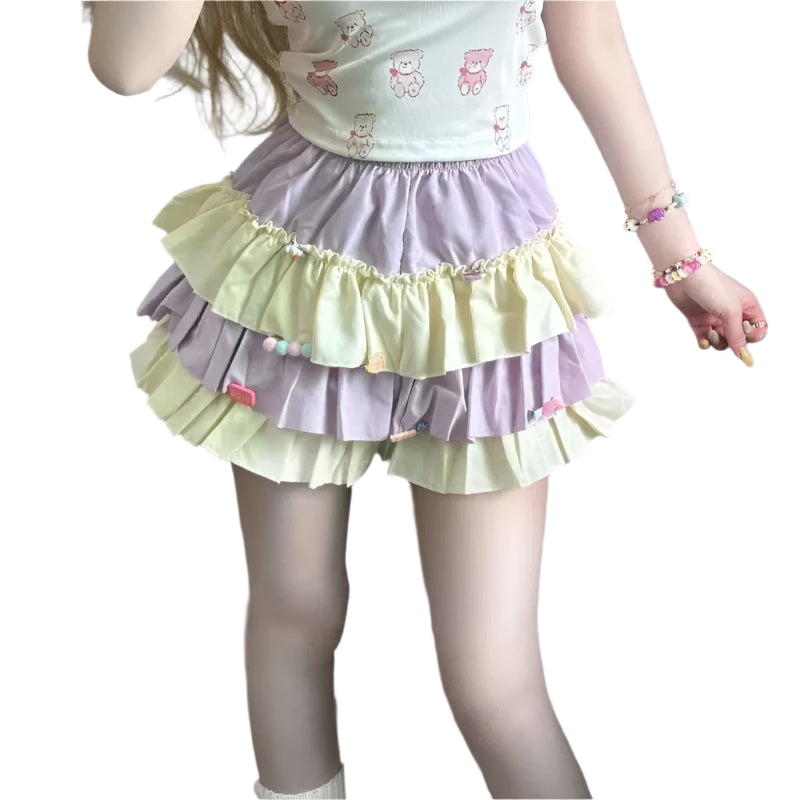 Candy Cloud Dopamine Cake Skirt (Colors)