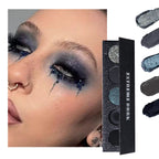 5-Color Extreme Black Eyeshadow Palette