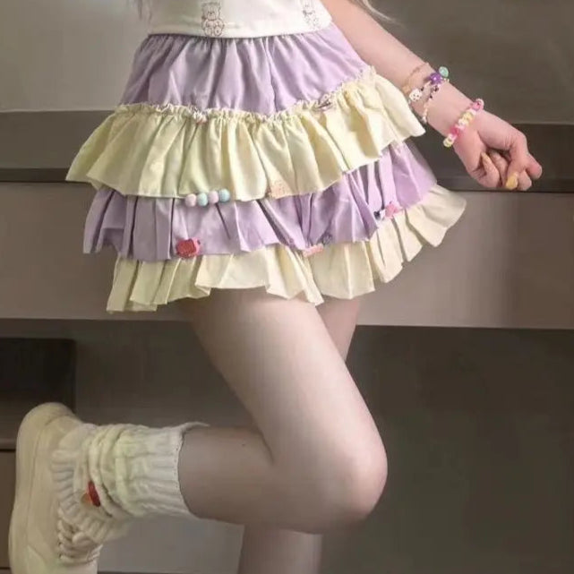 Candy Cloud Dopamine Cake Skirt (Colors)