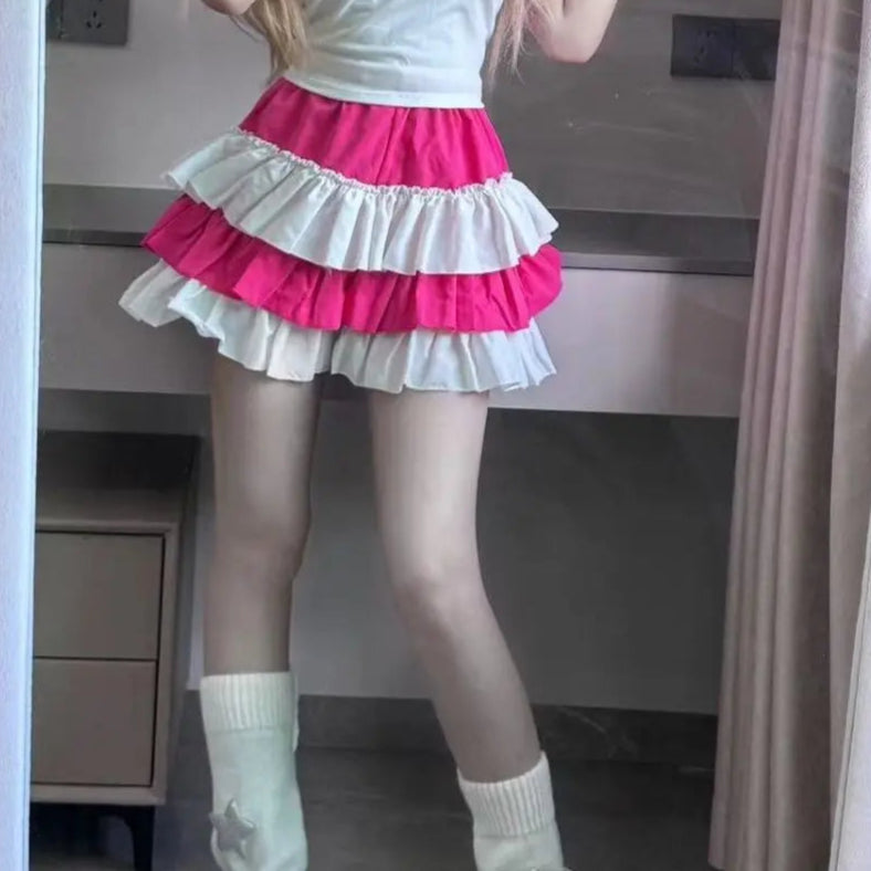 Candy Cloud Dopamine Cake Skirt (Colors)