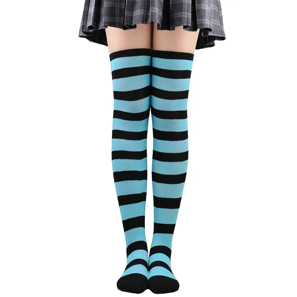 Sweet Dots Thigh High Socks (Colors)