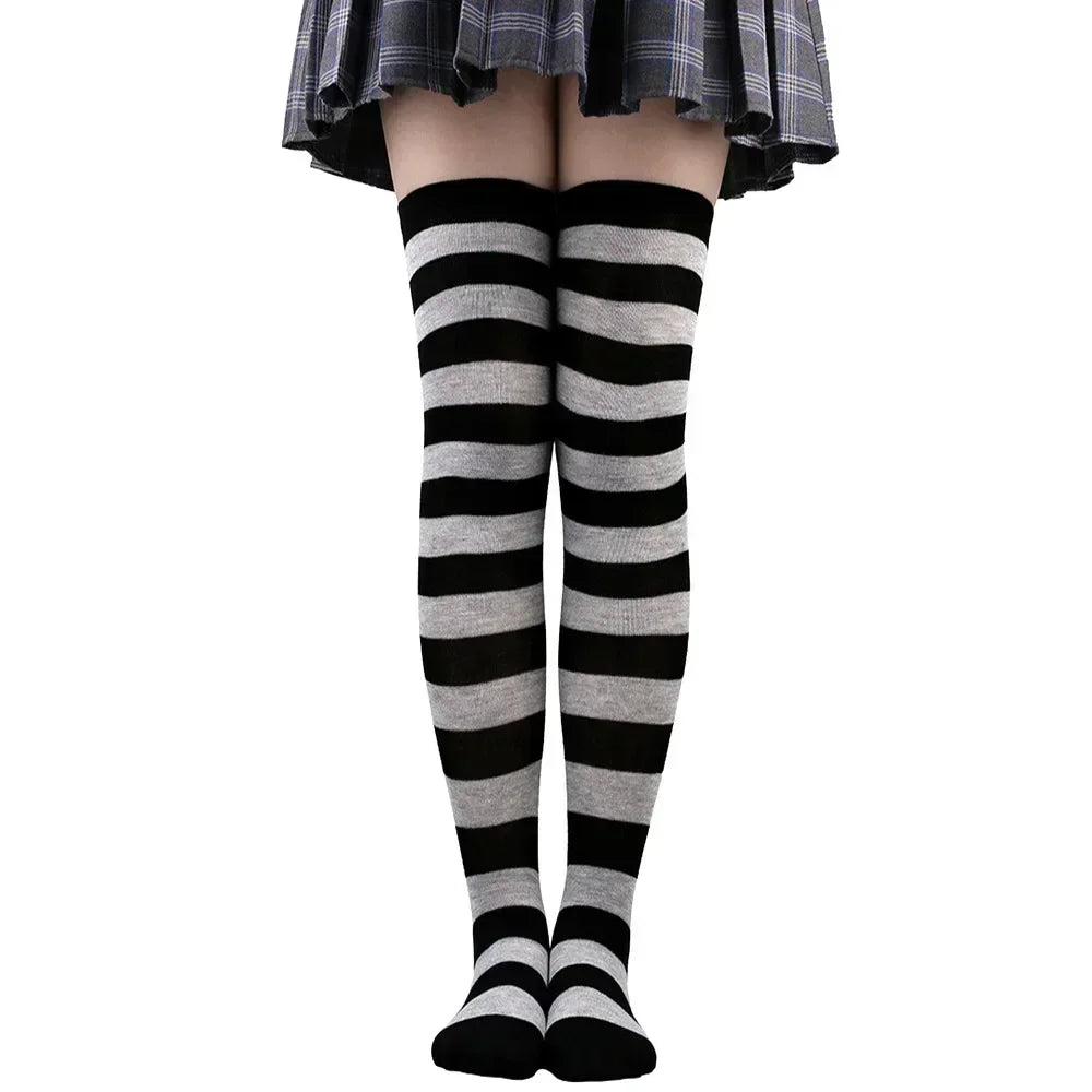 Sweet Dots Thigh High Socks (Colors)