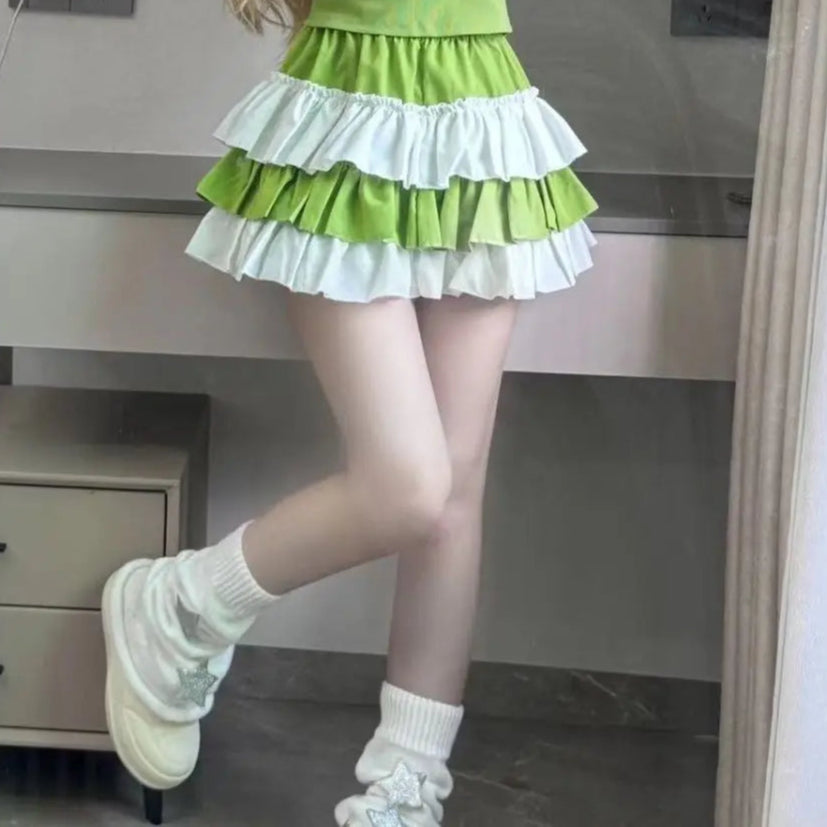 Candy Cloud Dopamine Cake Skirt (Colors)